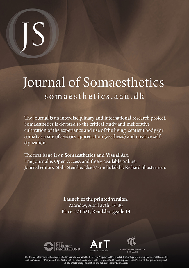 JOURNAL OF SOMAESTHETICS: LAUNCH OF THE PRINTED VERSION