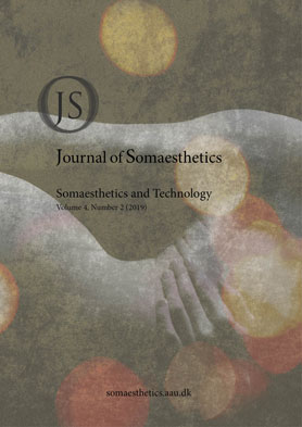 Cover Journal of Somaesthetics Vol 4 No 2 (2019): Somaesthetics and Technology